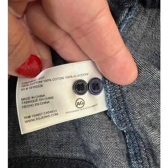 AG Adriano Goldschmied Denim Blouse - Picture 7 of 8